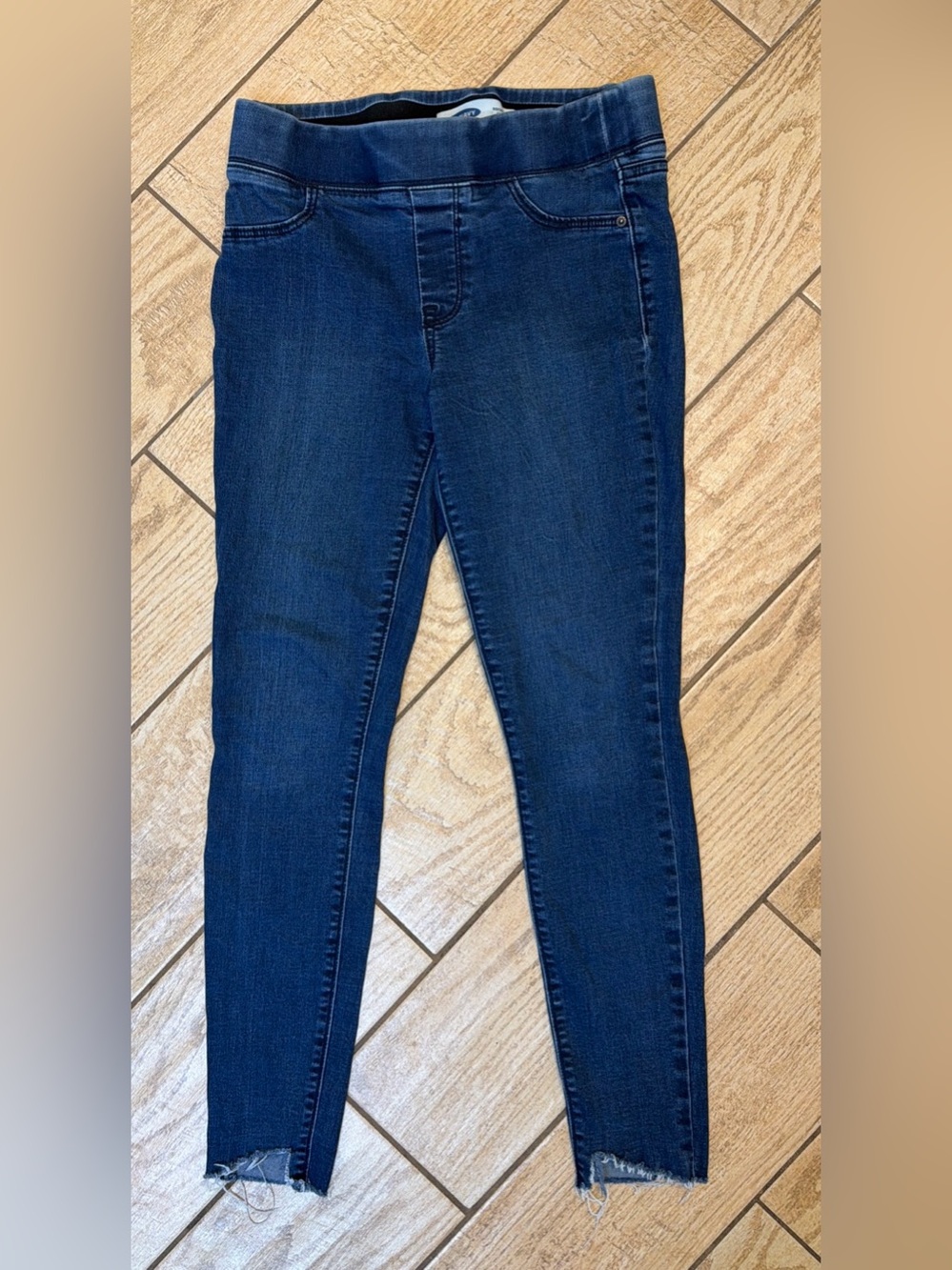 Women’s Old Navy Rockstar Pull-On Midrise Jegging Jeans. Size 4P Blue